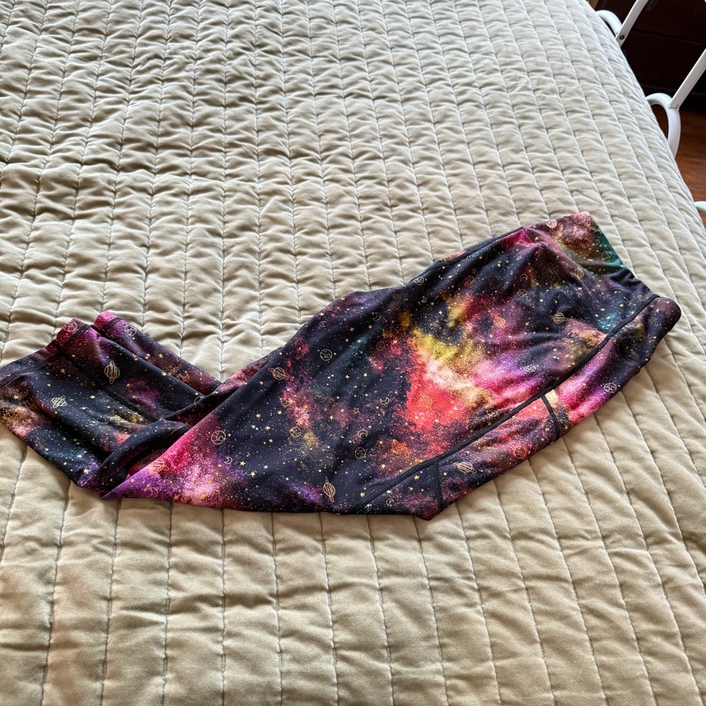 Torrid Multicolor Galaxy Print Leggings